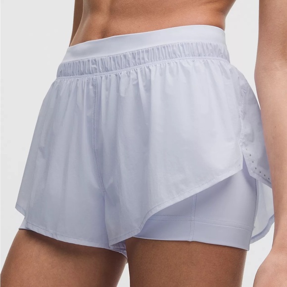 Lululemon Translucent 2-in-1 Blue High-Rise Short 3